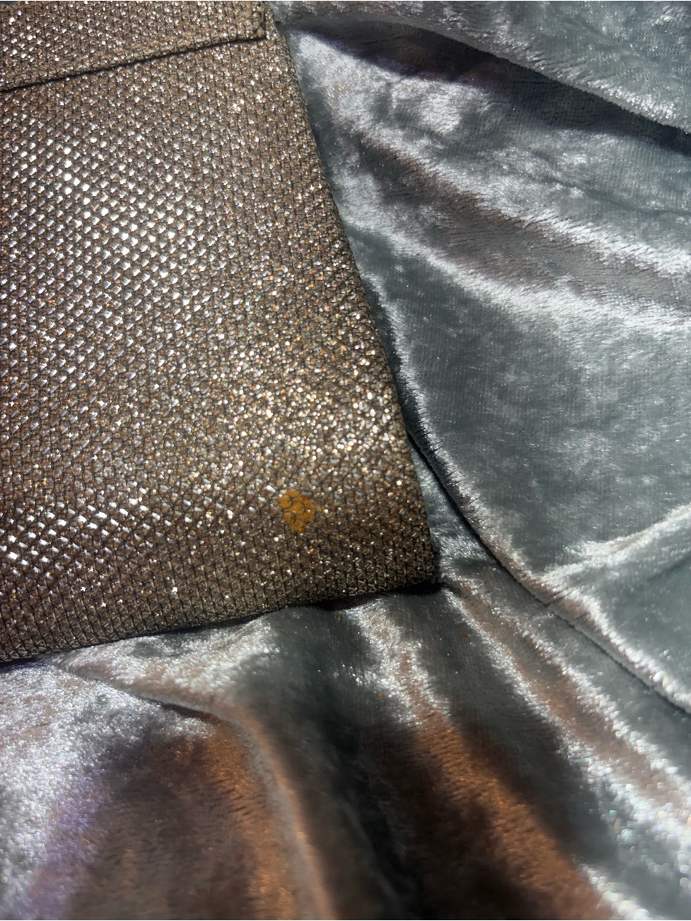 Elegant Rhinestone Evening Clutch in Bronze - Picture 8 of 9